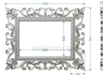 Mirrors and frames (RM_0850) 3D model for CNC machine